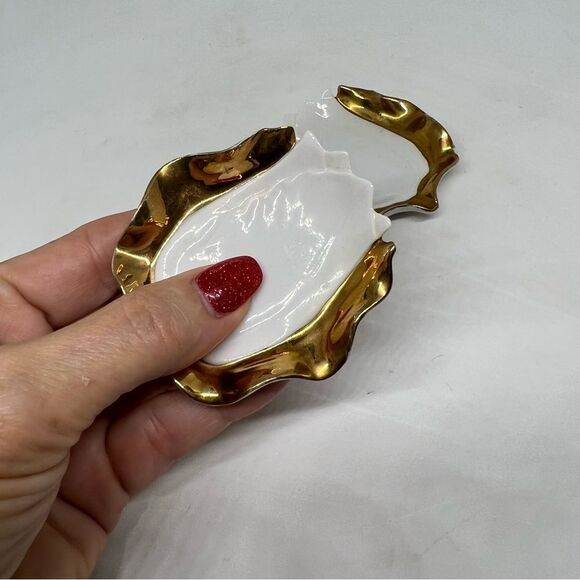 Shafford TEA BAG DISH, RING TRINKET DISH, SALT CELLAR MANY USES VINTAGE 1960’s - Picture 2 of 7